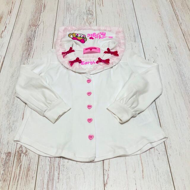 EARTHMAGIC(アースマジック)のアースマジック!セーラーブラウス100 キッズ/ベビー/マタニティのキッズ服女の子用(90cm~)(Tシャツ/カットソー)の商品写真