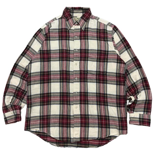 USA製 L.L.BEAN フランネルシャツ ネルシャツ - シャツ