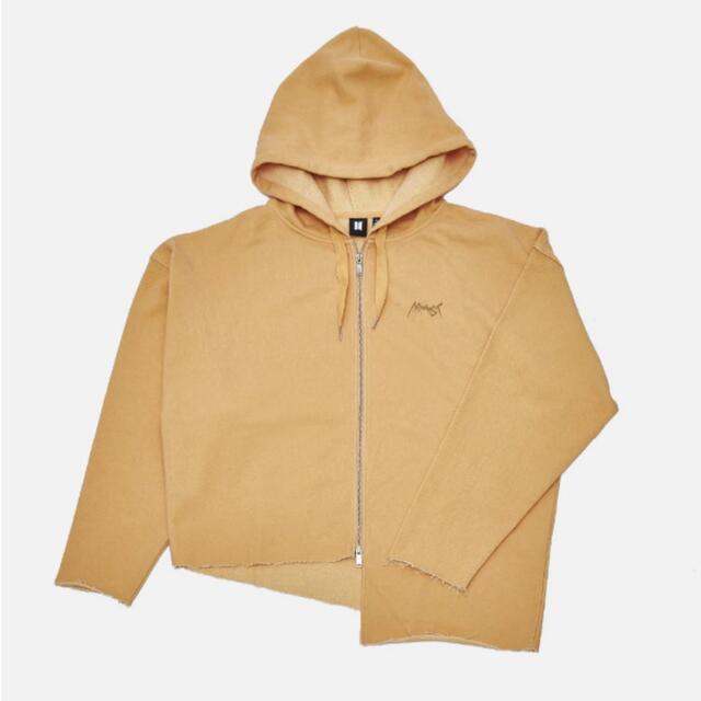 【M】BTS JUNG KOOK グク ZIP-UP HOODY MUSTARD