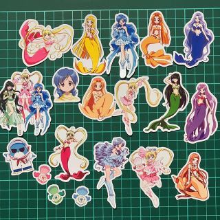 ぴちぴちピッチ フレークシール(しおり/ステッカー)