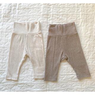 エイチアンドエム(H&M)のH&M オーガニックコットン　パンツ　ズボン　2枚セット(パンツ)