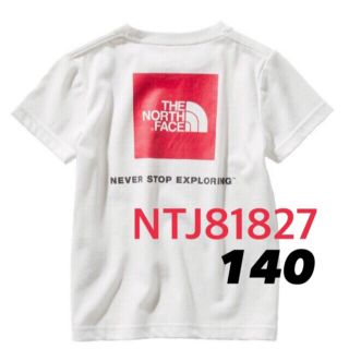 ザノースフェイス(THE NORTH FACE)の【140】ホワイト★ ノースフェイス★ キッズ Tシャツ NTJ81827(Tシャツ/カットソー)