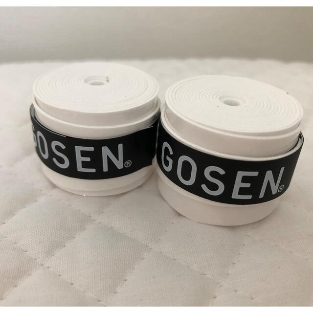 GOSEN(ゴーセン)のGOSEN グリップテープ 2個★迅速発送 白色 ゴーセン マイバチ✳︎色変更可 エンタメ/ホビーのエンタメ その他(その他)の商品写真