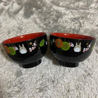 ジブリ(ジブリ)の新品♡トトロ　塗汁椀　ジブリ　お椀　二個セット(食器)