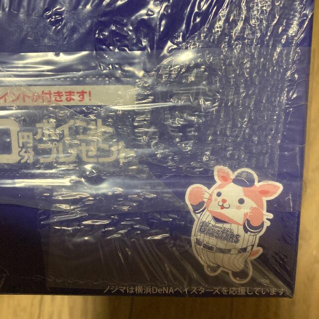 横浜DeNAベイスターズ(ヨコハマディーエヌエーベイスターズ)の横浜ベイスターズのBOXティッシュ　3箱　ノジマ スポーツ/アウトドアの野球(記念品/関連グッズ)の商品写真