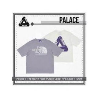 新品極小品】パレス ザノースフェイス パープルレーベル Tシャツ 【L