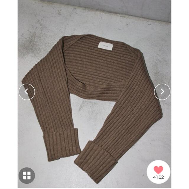 TODAYFUL(トゥデイフル)の☆専用☆TODAYFUL新品未使用 Volume Knit Sleeve  レディースのトップス(カーディガン)の商品写真