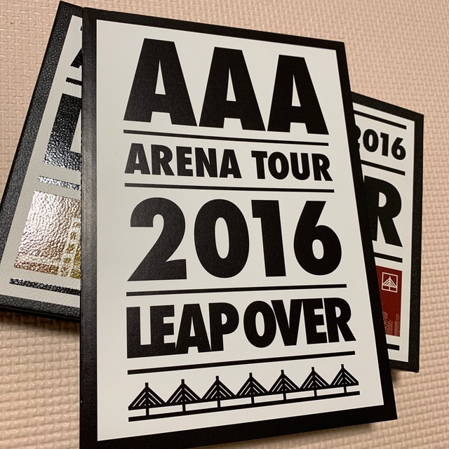 AAA　ARENA　TOUR　2016　-LEAP　OVER-（初回生産限定盤） エンタメ/ホビーのDVD/ブルーレイ(ミュージック)の商品写真