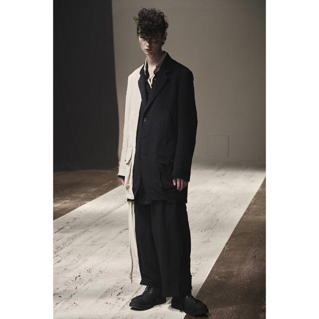 Yohji Yamamoto 生成りと黒セットアップ