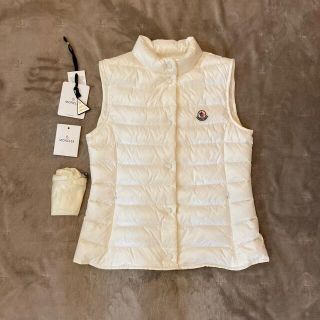 モンクレール(MONCLER)の新品♡ モンクレール　ダウンベスト　白　サイズ　14(ダウンベスト)