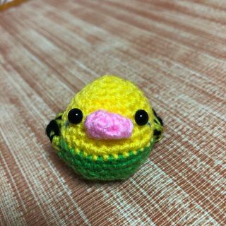 セキセイインコ(ハンドメイド)黄色×黄緑⑧(ぬいぐるみ)