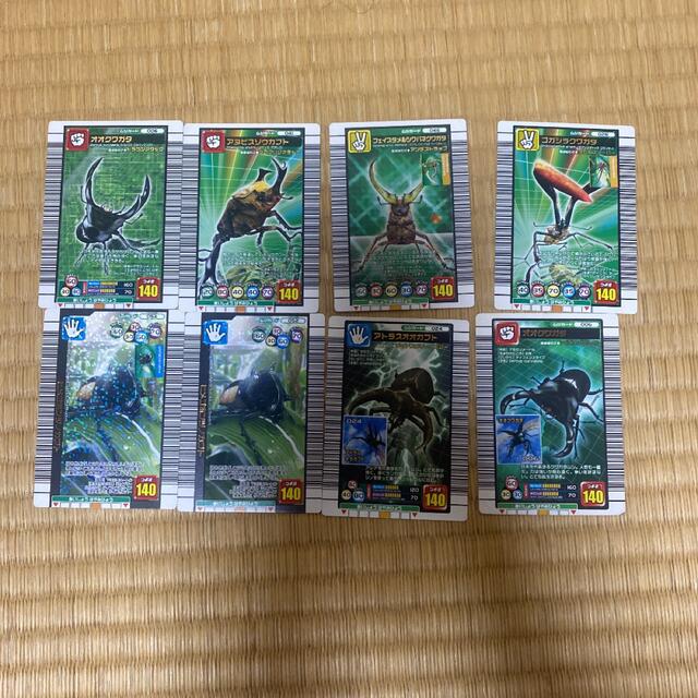 ムシキング カード つよさ140 8+1枚セットの通販 by ハクト's ムシキング カード つよさ140 8+1枚セットの通販 by ハクト's