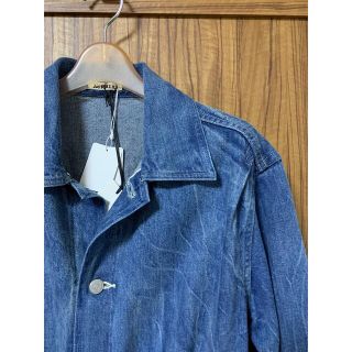 オーラリー(AURALEE)のSELVEDGE FADED LIGHT DENIM BLOUSON サイズ4(Gジャン/デニムジャケット)