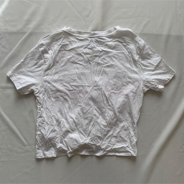 FOREVER 21(フォーエバートゥエンティーワン)のForever21 ショート丈Tシャツ Mサイズ レディースのトップス(Tシャツ(半袖/袖なし))の商品写真
