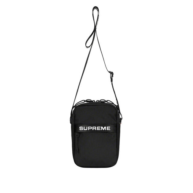 supreme 2022fw shoulder bag ブラックショルダーバッグ