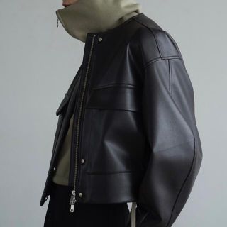 クラネ(CLANE)のVEGAN LEATHER SHORT JACKET クラネ(レザージャケット)