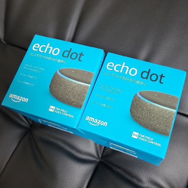 ECHO(エコー)のecho dot エコードット 第三世代 2個セット スマホ/家電/カメラのオーディオ機器(スピーカー)の商品写真