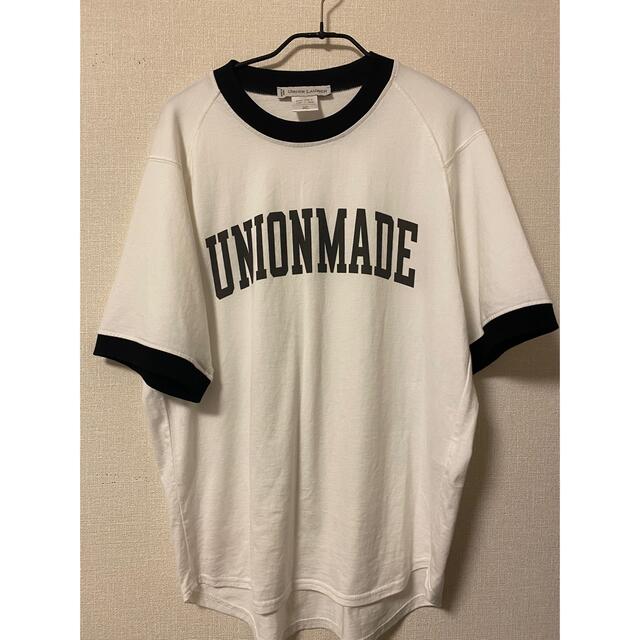 Ron Herman(ロンハーマン)のユニオンランチ　PINGER Tシャツ　ホワイト×ネイビー レディースのトップス(Tシャツ(半袖/袖なし))の商品写真