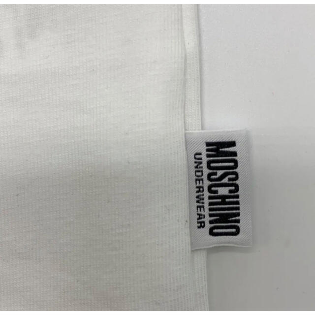 MOSCHINO(モスキーノ)のモスキーノ■テディベア ロゴプリント■ロンT■ロングスリーブTシャツ■ホワイト メンズのトップス(Tシャツ/カットソー(七分/長袖))の商品写真