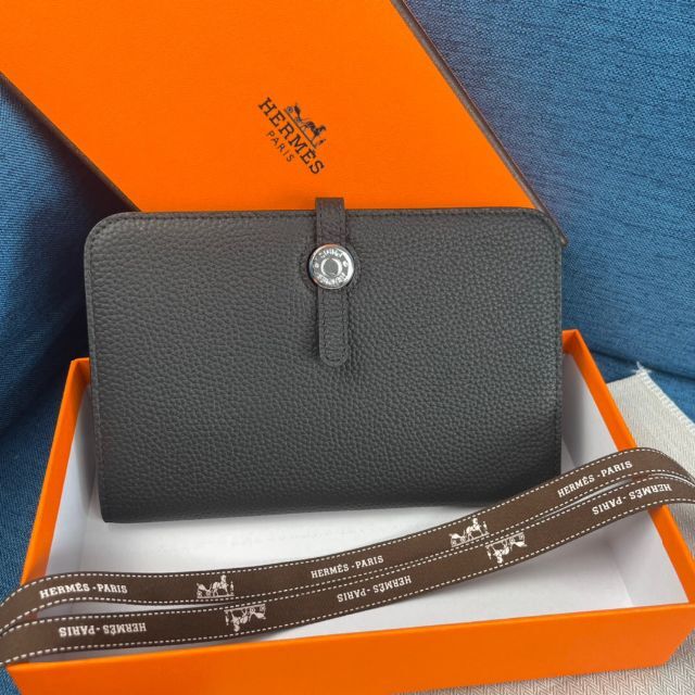 長財布 HERMES エルメス ドゴンロング ブラック - 長財布 長財布 HERMES エルメス ドゴンロング ブラック - 長財布