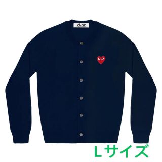 コムデギャルソン(COMME des GARCONS)の【即発】COMME des GARCONS  Play ハートロゴ カーディガン(カーディガン)