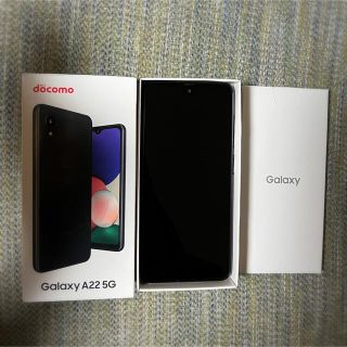 ギャラクシー(Galaxy)の新品 Galaxy A22 5G SC-56B ブラック 本体のみ　(スマートフォン本体)