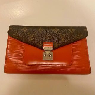 ヴィトン(LOUIS VUITTON) モノグラム 財布(レディース)(オレンジ/橙色 ...