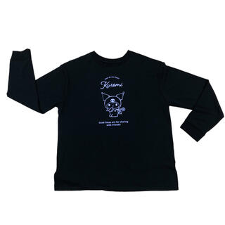 サンリオ(サンリオ)のクロミ　サンリオ　Tシャツ　S 長袖　黒　ブラック　ロンT(Tシャツ(長袖/七分))