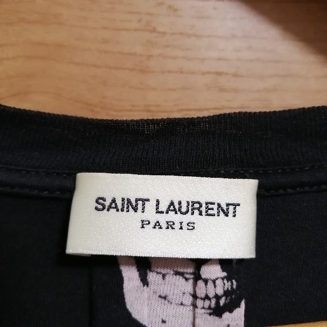 Saint Laurent(サンローラン)のSAINT LAURENT PARIS　サンローラン　パリ　スカル柄　Tシャツ メンズのトップス(Tシャツ/カットソー(半袖/袖なし))の商品写真