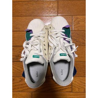 カラー(kolor)のkolor カウハイドハンプローカットスニーカー(スニーカー)