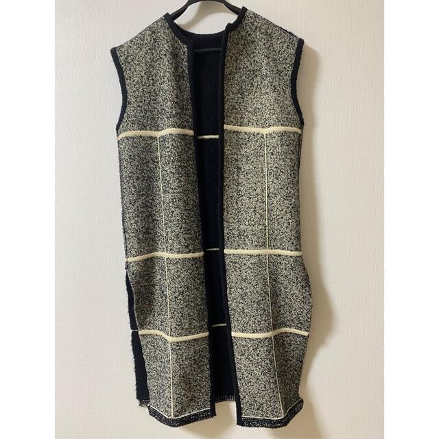 タグ付き未使用、Mouton×Knit VEST