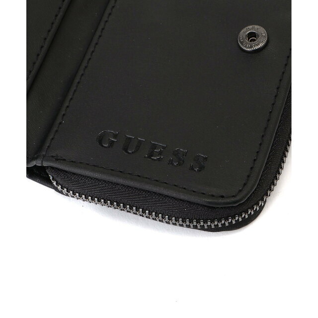 GUESS(ゲス)の【ブラック(BLB)】(M)GUNISEX Zip Around Wallet メンズのファッション小物(折り財布)の商品写真