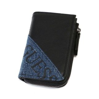 ゲス(GUESS)の【ブラック(BLB)】(M)GUNISEX Zip Around Wallet(折り財布)