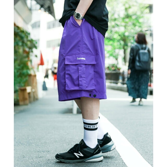 Subciety - 【PURPLE】【X-LARGE】Subciety/(M)NYLON CARGO SHORTSの ...