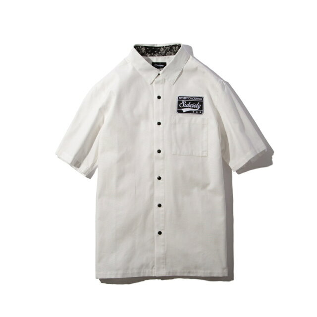 Subciety(サブサエティ)の【ホワイト】Subciety/(M)EMBLEM SHIRT S/S-Plain- その他のその他(その他)の商品写真