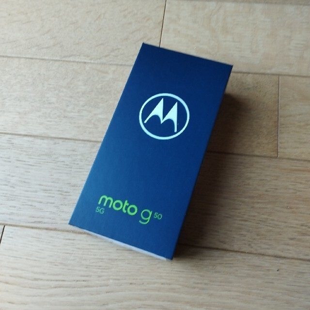 【新品・未開封】　Motorola moto g50 5G　SIMﾌﾘｰ