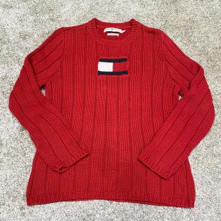 トミーヒルフィガー(TOMMY HILFIGER)のTOMMY HILFIGER ニット セーター 赤 レッド(ニット/セーター)