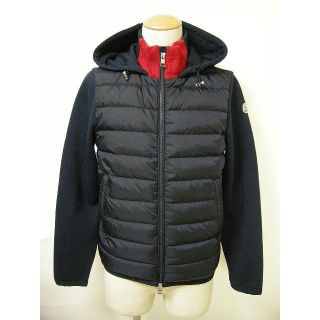 モンクレール(MONCLER)のサイズM◆新品 本物◆モンクレール スウェット切替ダウンジャケット メンズ(ダウンジャケット)