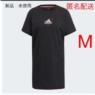 アディダス(adidas)の新品　adidas Tシャツワンピース(ミニワンピース)