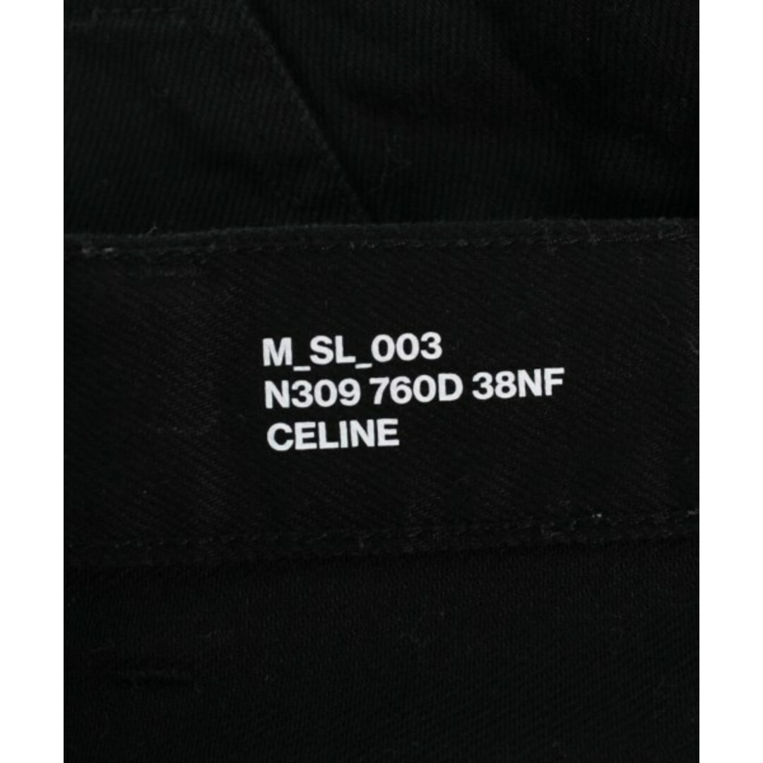 celine(セリーヌ)のCELINE セリーヌ デニムパンツ 27(XS位) 黒 【古着】【中古】 メンズのパンツ(デニム/ジーンズ)の商品写真