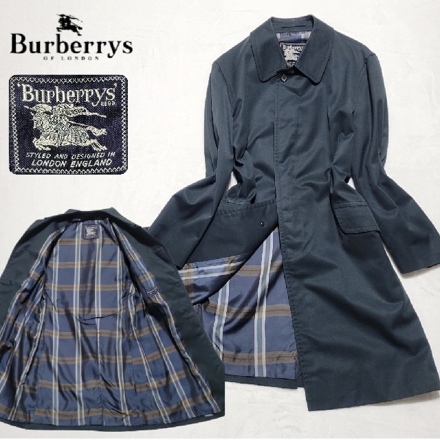 BURBERRY - 【美品 稀少カラー】バーバリー ステンカラーコート ノバ