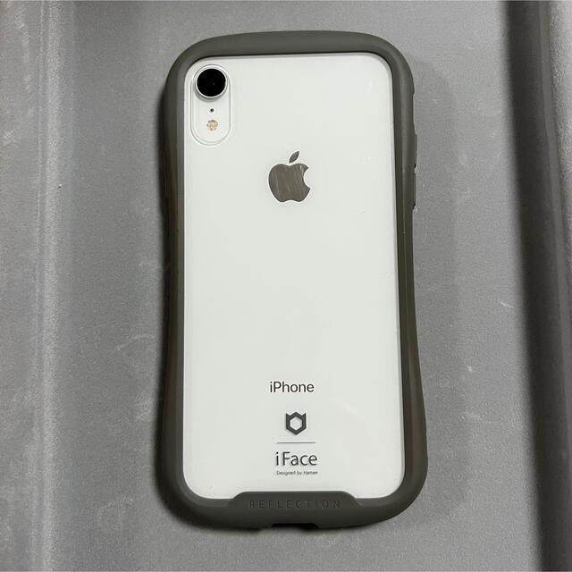 iPhone(アイフォーン)のアイフェイス　グレー スマホ/家電/カメラのスマホアクセサリー(iPhoneケース)の商品写真