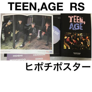 SEVENTEEN - ☆セブチ廃盤CD☆TEEN,AGE RS 黒 ヒポチポスター seventeen