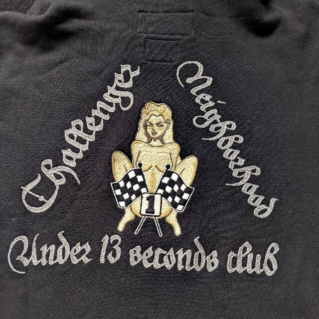 NEIGHBORHOOD - NEIGHBORHOOD CHALLENGER 黒色パーカー M NEIGHBORHOOD - NEIGHBORHOOD CHALLENGER 黒色パーカー M
