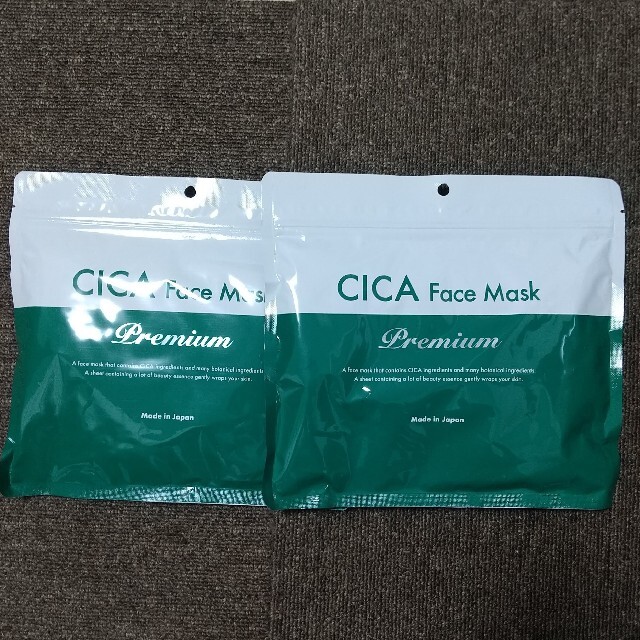CICAプレミアムフェイスマスク 30枚2袋 コスメ/美容のスキンケア/基礎化粧品(パック/フェイスマスク)の商品写真