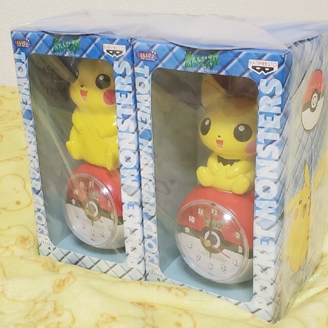 ポケモン - ポケットモンスター タオルハンガークロック2種 プライズ品