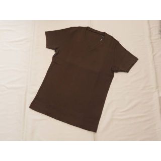 エポカ(EPOCA)のエポカウォモ EPOCA UOMO　半袖V字カットソーTシャツ モカ茶系50LL(Tシャツ/カットソー(半袖/袖なし))