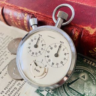 【高級懐中時計】ユンハンス JUNGHANS ストップウォッチ 美品 55mm(腕時計(アナログ))