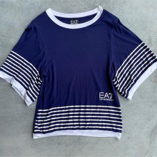 エンポリオアルマーニ(Emporio Armani)のトップス ボーダー シャツ エンポリオアルマーニ EA7 S カットソー(Tシャツ(長袖/七分))