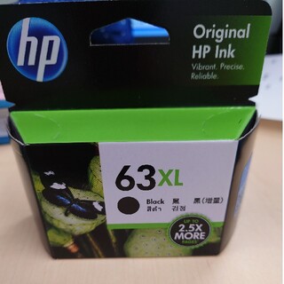 ヒューレットパッカード(HP)のHP インクカートリッジ F6U64AA 1色 黒 未開封新品 63 純正品(その他)